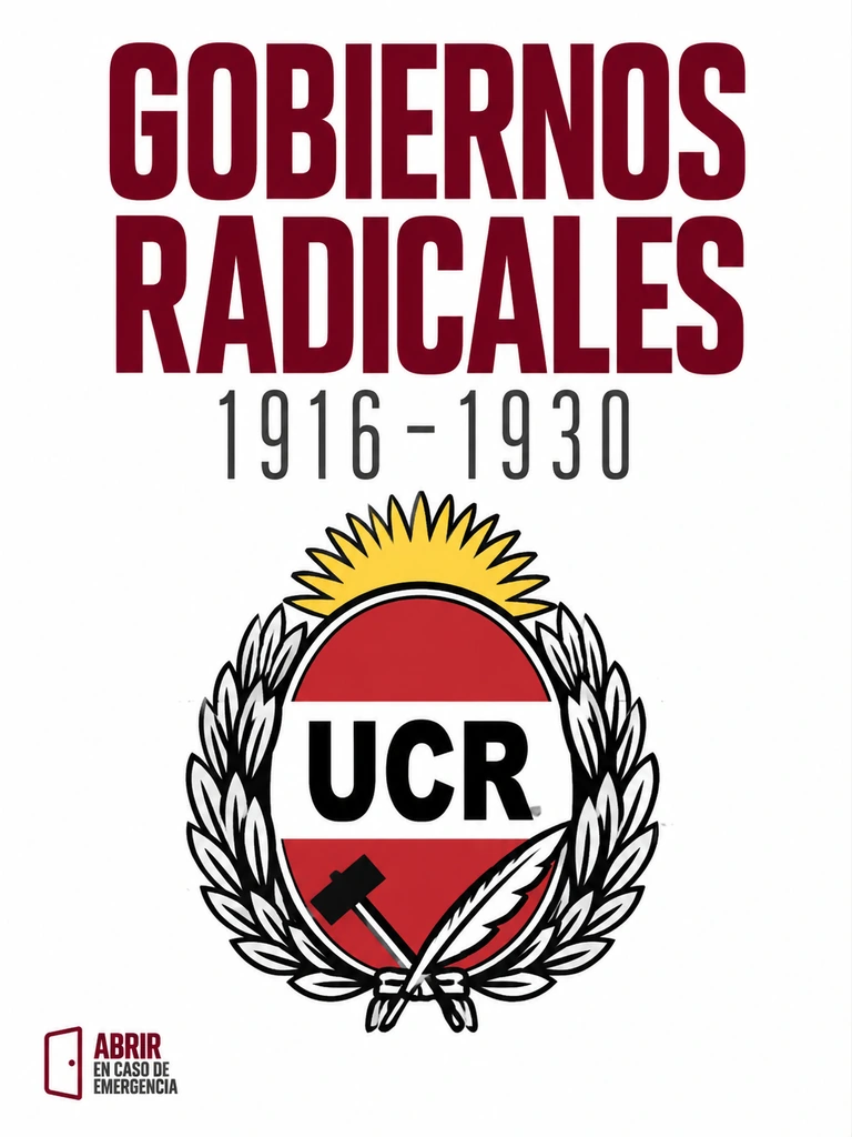 Gobiernos Radicales. 1916-1930
